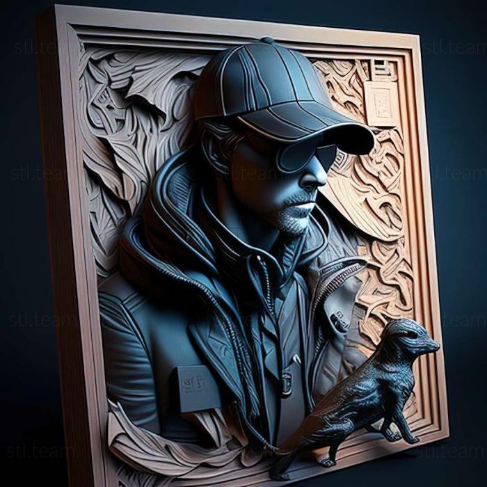 3D model Watch Dogs game (STL)